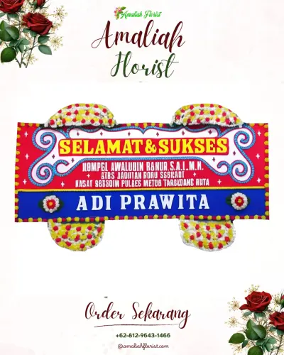 Karangan Bunga Ucapan Selamat di Slorok